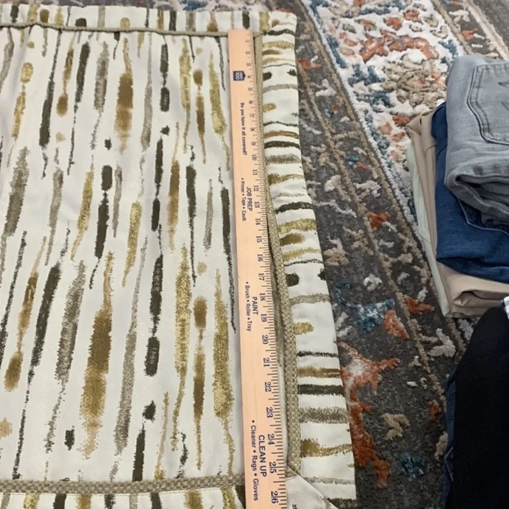 Two Earthy Tone Pillow Shams‎ 25x25